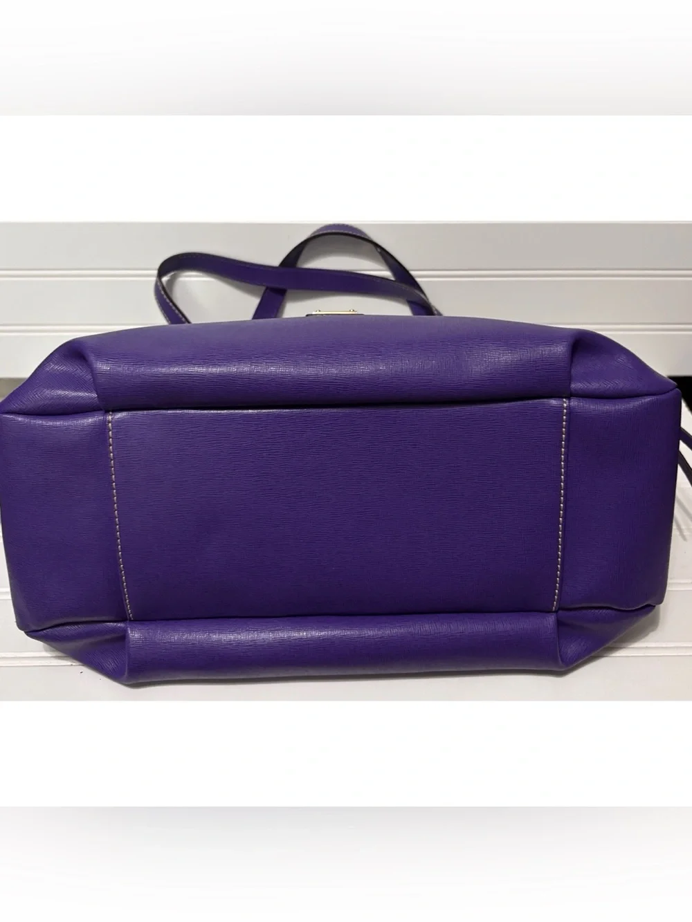 Dooney & Bourke Purple Leather Satchel